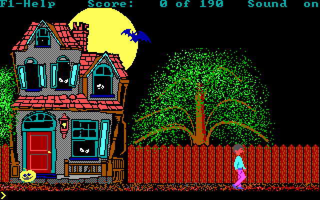 Title screen of Hugo's House of Horrors