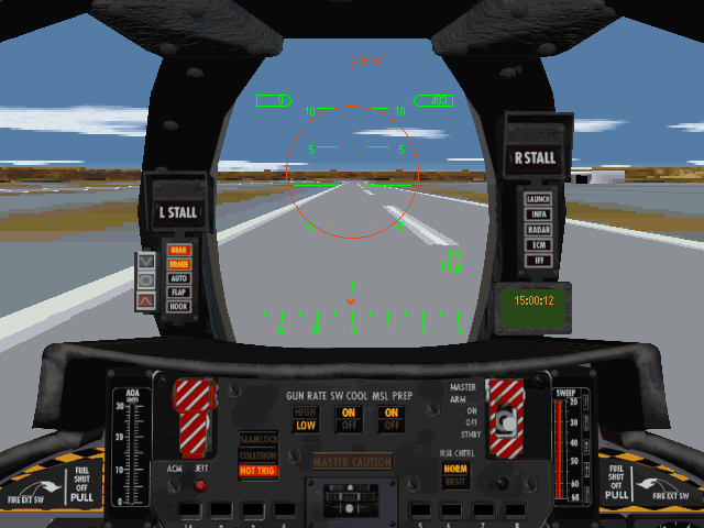 Gameplay of Top Gun: Fire at Will!