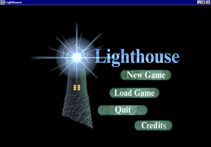 Title screen of Lighthouse: The Dark Being