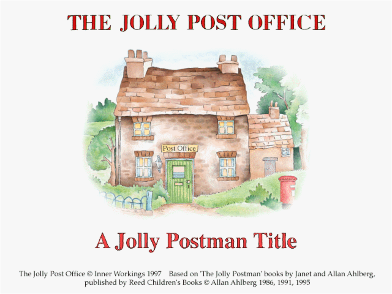 Title screen of The Jolly Post Office