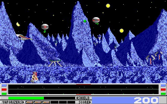 Gameplay of Revenge of Defender