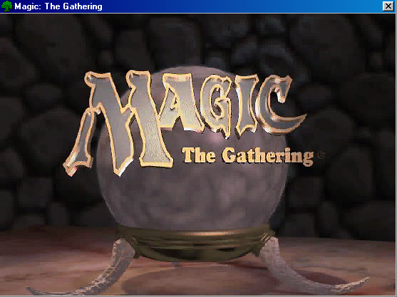Title screen of Magic: The Gathering
