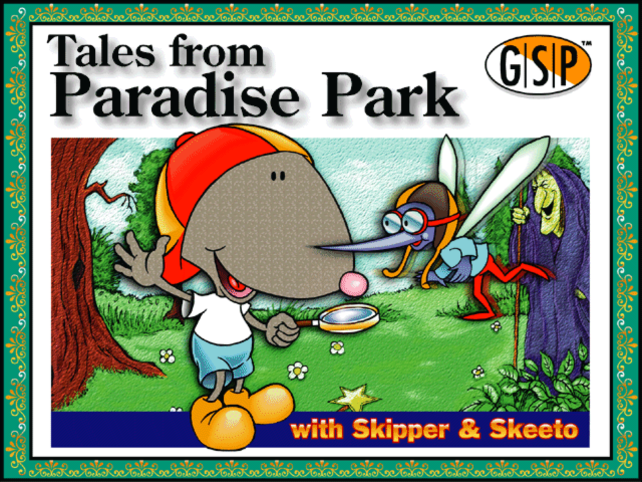 Title screen of Skipper & Skeeto: Tales from Paradise Park