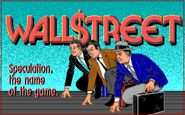 Title screen of Wall$treet