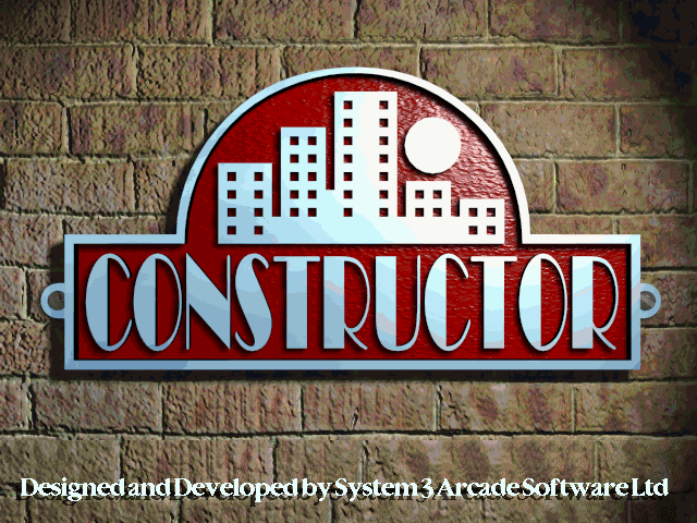 Title screen of Constructor