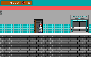 Gameplay of Dangerous Dave in: Dave Goes Nutz