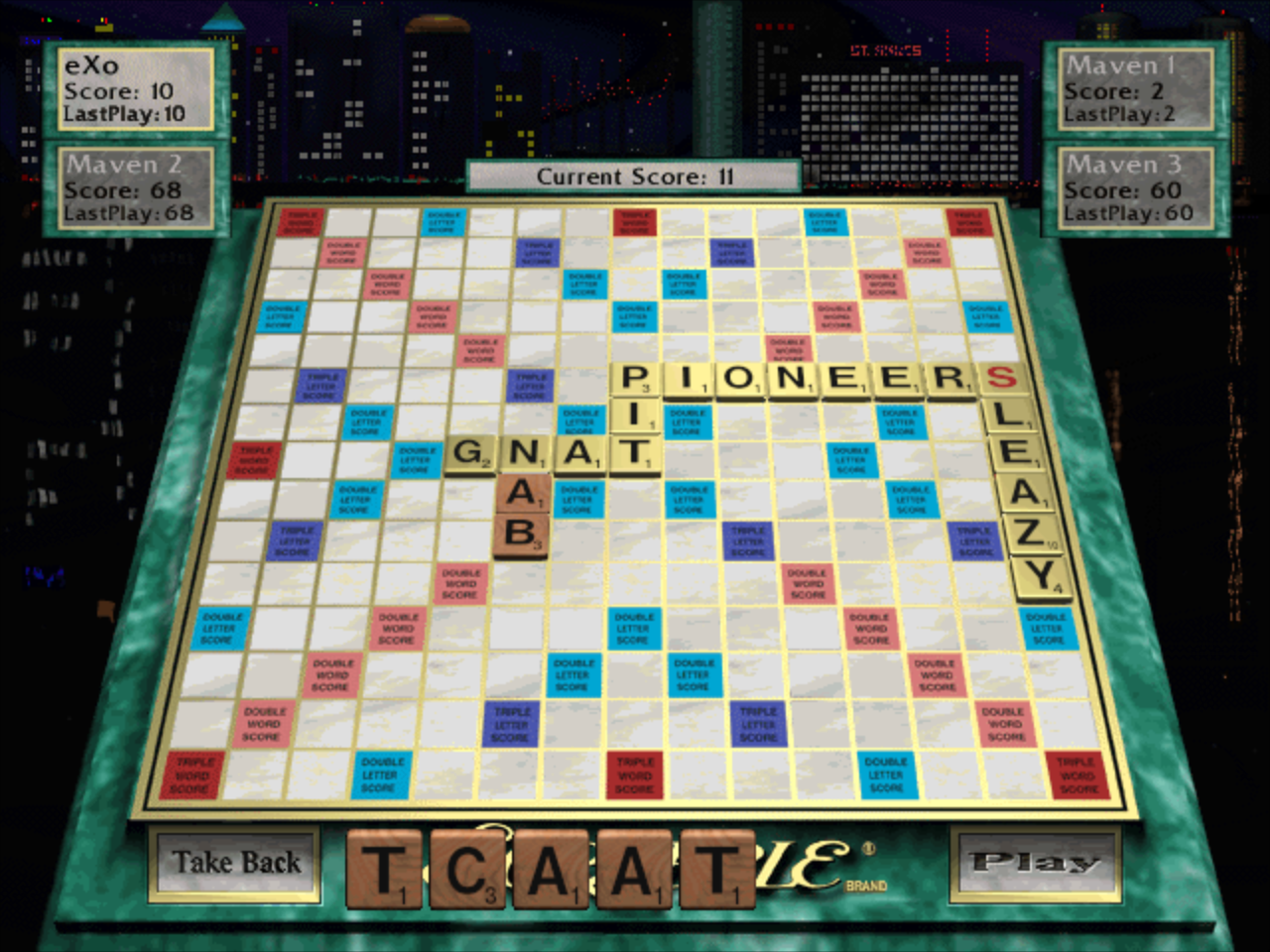 Gameplay of Scrabble