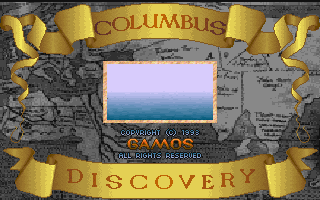 Title screen of Columbus Discovery