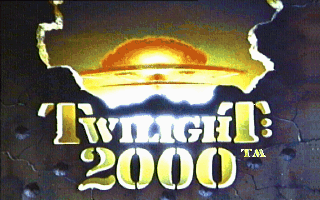 Title screen of Twilight: 2000
