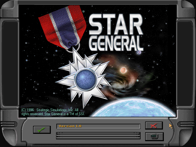Title screen of Star General
