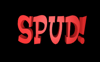 Title screen of Spud!
