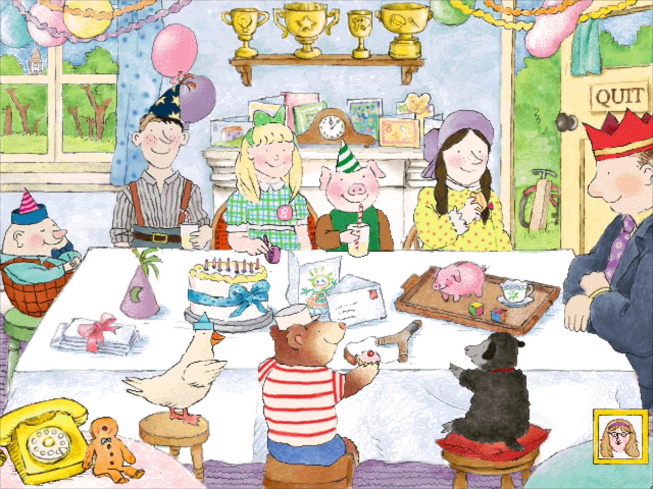 Gameplay of The Jolly Postman's Party