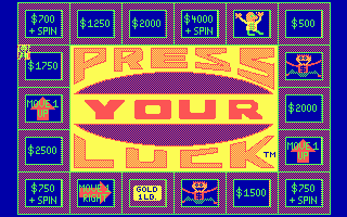 Title screen of Press Your Luck