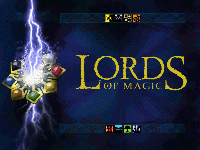Title screen of Lords of Magic