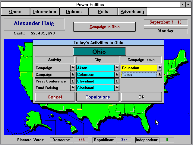 Gameplay of Power Politics