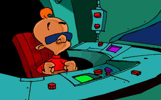 Title screen of Clif Danger