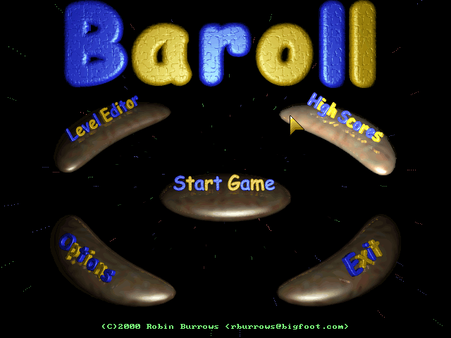 Title screen of Baroll