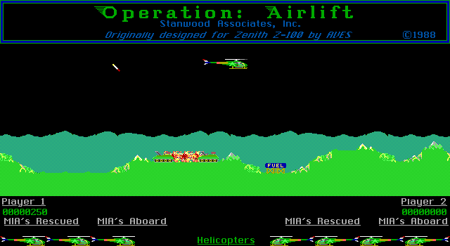 Gameplay of Operation: Airlift