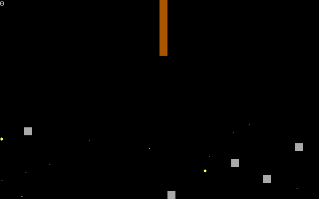 Title screen of SpaceWORM