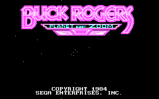 Title screen of Buck Rogers: Planet of Zoom