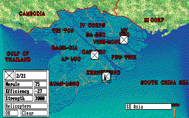 Gameplay of 'Nam 1965-1975