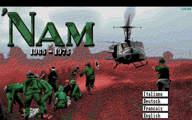 Title screen of 'Nam 1965-1975