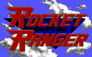 Title screen of Rocket Ranger
