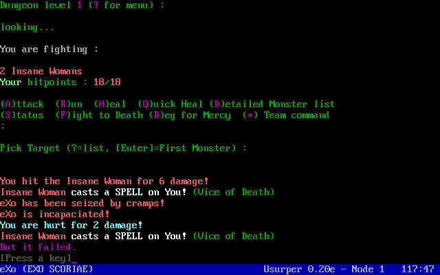 Gameplay of Usurper