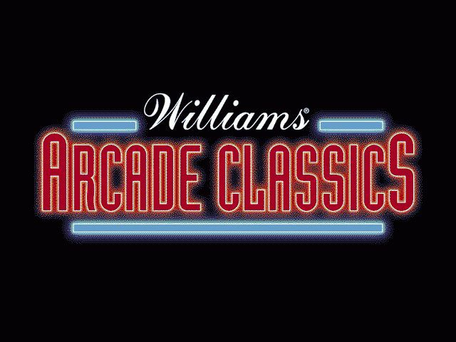Title screen of Williams Arcade Classics