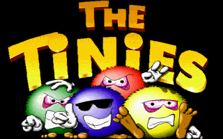 Title screen of The Brainies