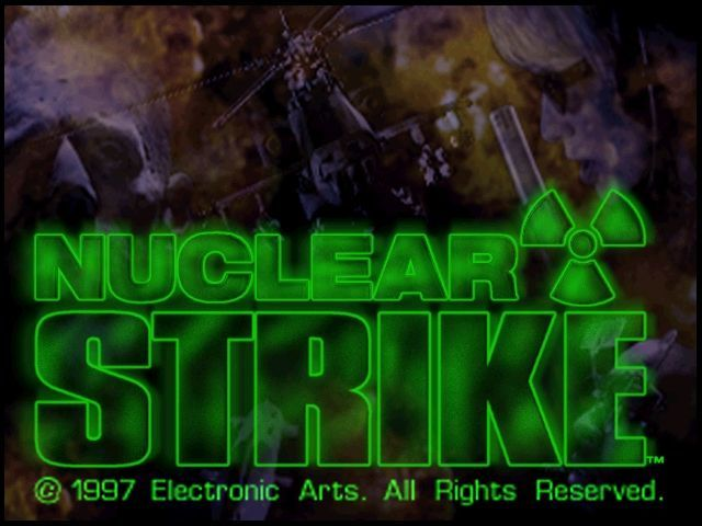 Title screen of Nuclear Strike
