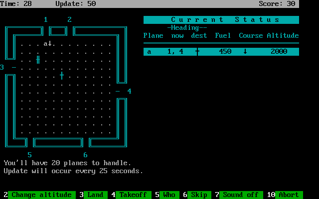 Gameplay of Air Traffic Controller