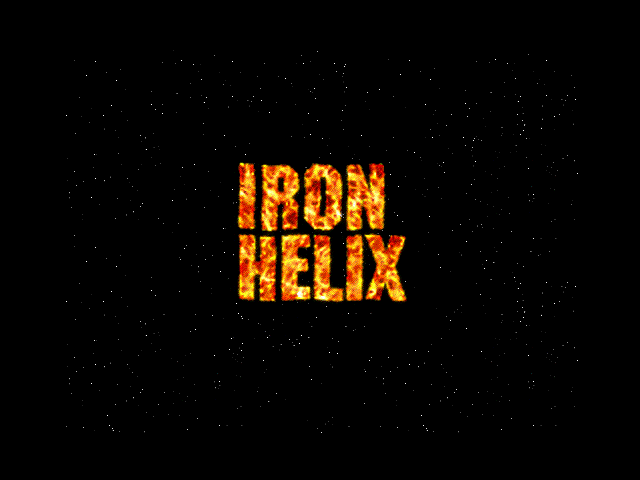 Title screen of Iron Helix
