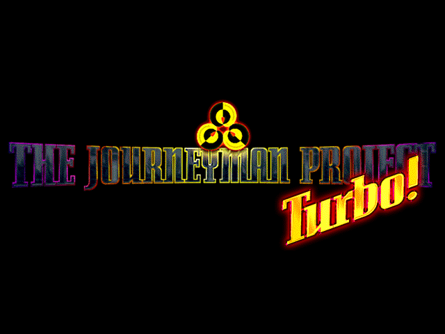 Title screen of The Journeyman Project: Turbo!