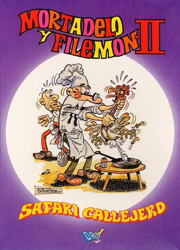 Box front of Mortadelo y Filemón II: Safari Callejero