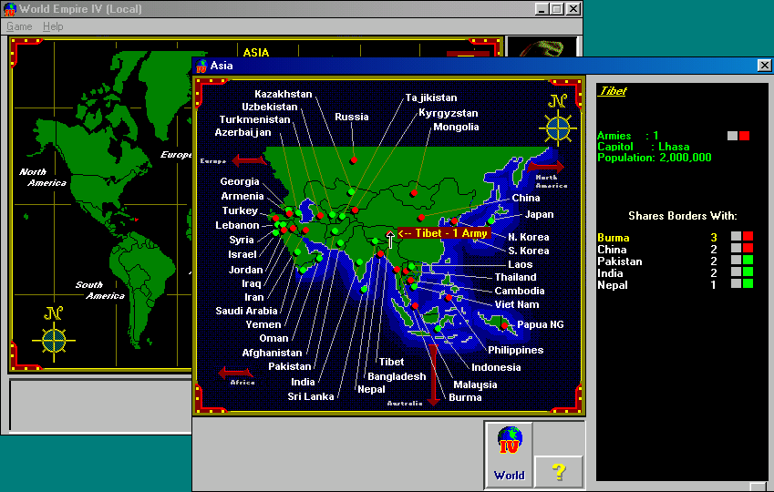 Gameplay of World Empire IV