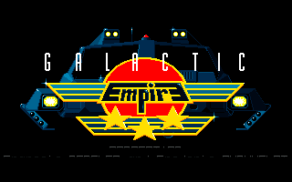 Title screen of Galactic Empire