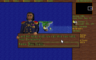 Gameplay of Sid Meier's Colonization