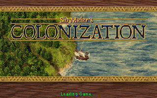 Title screen of Sid Meier's Colonization