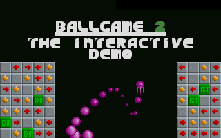 Title screen of Ballgame 2
