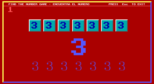 Gameplay of Talking Teacher for Early Spanish