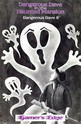 Box front of Dangerous Dave in the Haunted Mansion, United States