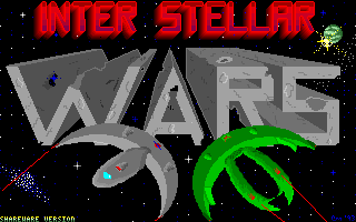 Title screen of Inter-Stellar Wars