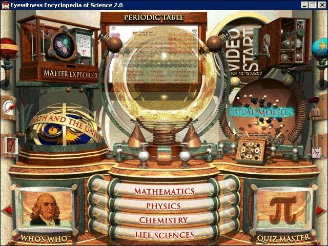 Gameplay of EyeWitness Encyclopedia of Science 2.0