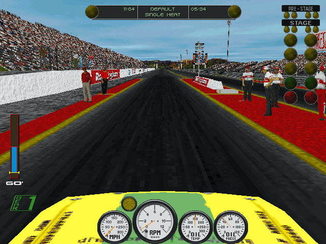 Gameplay of NIRA: Intense Import Drag Racing