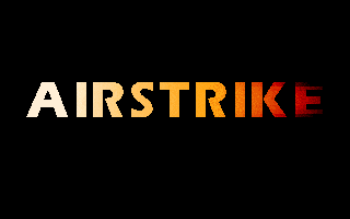 Title screen of Airstrike