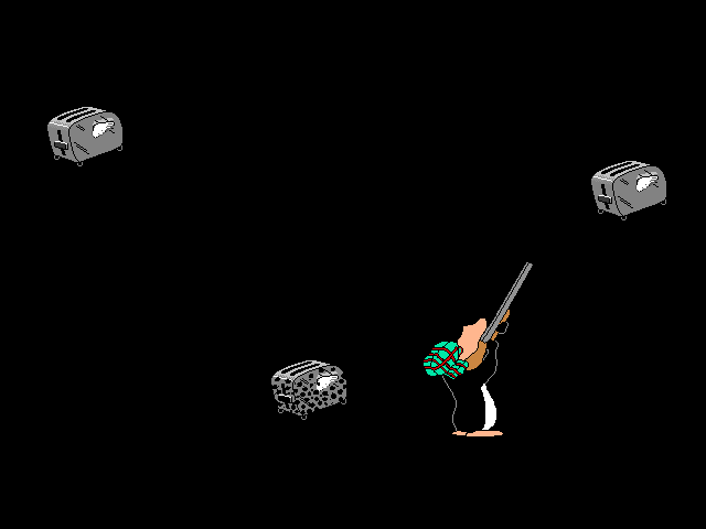 Gameplay of Opus 'n Bill Brain Saver