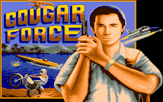 Title screen of Cougar Force