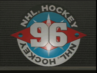 Title screen of NHL 96