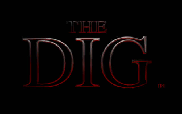 Title screen of The Dig
